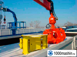Кран-манипулятор с грейферным захватом Hiab 14000XG Кран-манипулятор с грейферным захватом Hiab 14000XG