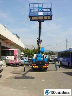 Стрела корейской автовышки Dasan на шасси Daewoo Стрела корейской автовышки Dasan на шасси Daewoo