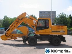 Корейский колесный экскаватор Hyundai R200W-7 Корейский колесный экскаватор Hyundai R200W-7