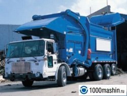Американский мусоровоз с биогазовым двигателем Американский мусоровоз с биогазовым двигателем