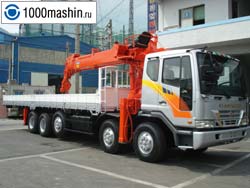 Корейский кран-манипулятор Daewoo Ultra с крановой установкой Kanglim Корейский кран-манипулятор Daewoo Ultra с крановой установкой Kanglim