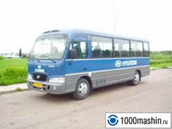 Корейский автобус Hyundai County