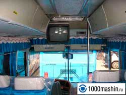Автобус Daewoo BH120F - вид салона сзади