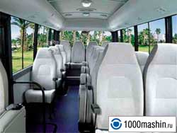 Hyundai County - салон автобуса
