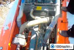 Колесный экскаватор Doosan DX140W - двигатель Daewoo Колесный экскаватор Doosan DX140W - двигатель Daewoo